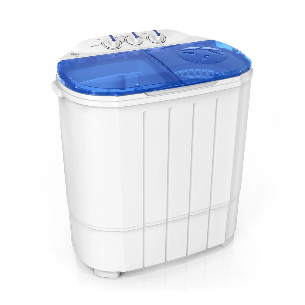 Portable Electric Mini Twin Tub Washing Machine with Spin Dryer F481144