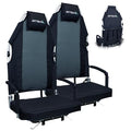Padded Reclining Stadium Chair with Backpack Straps H7461