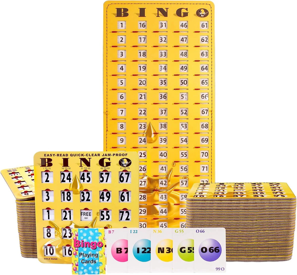 Bingo Cards with Sliding Windows O613