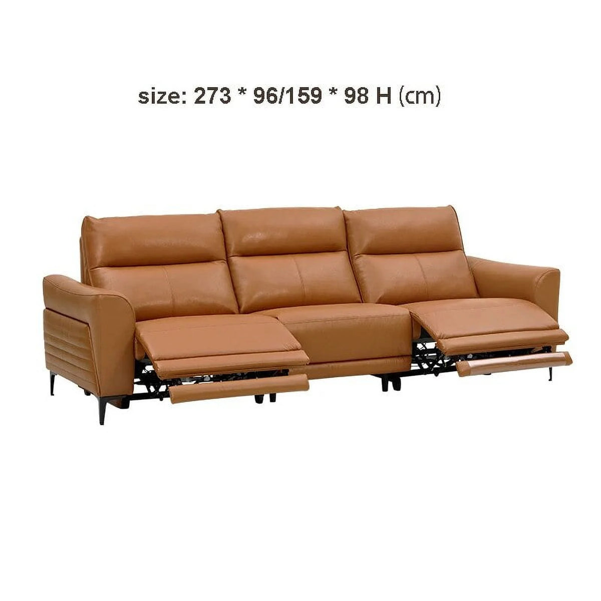 Genuine Leather Electric Reclining Sofa Set L8166
