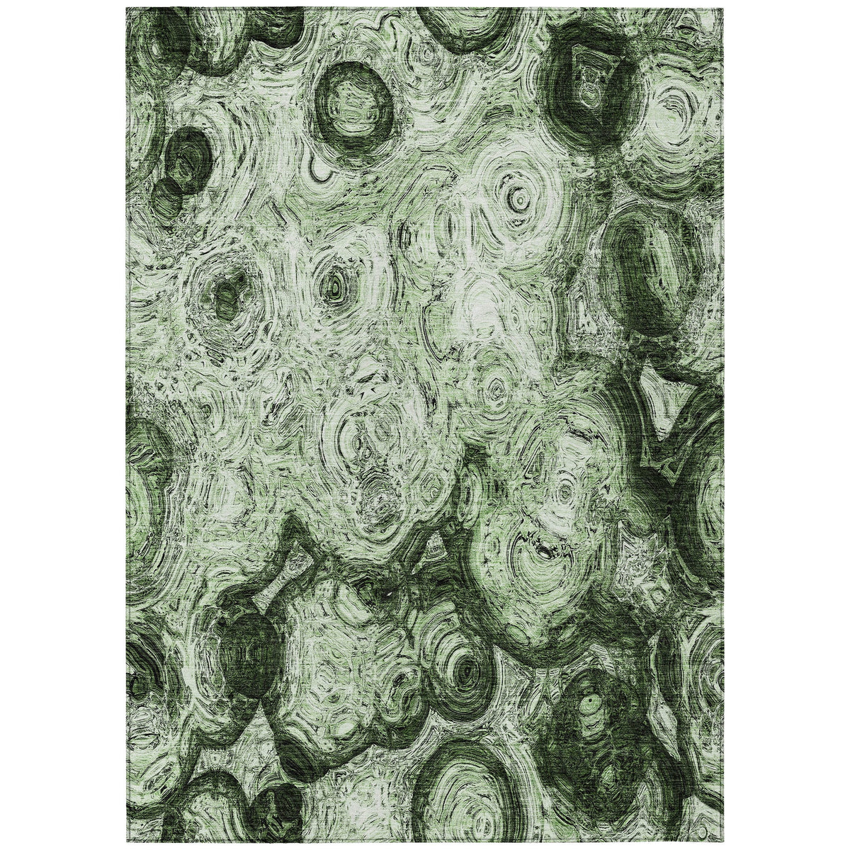 Green 9' x 12' Indoor Outdoor Area Rug T3184