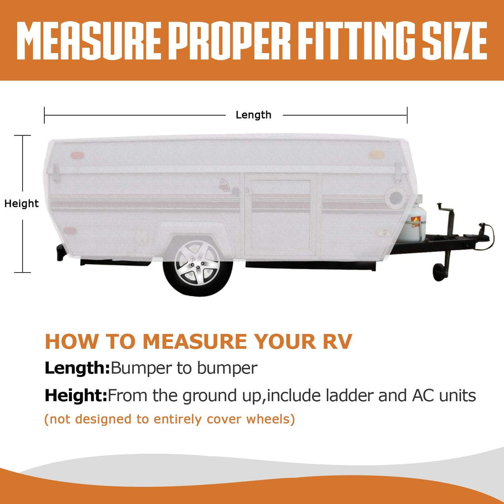 Folding Camper Cover 150D Diamond Fabric C7387