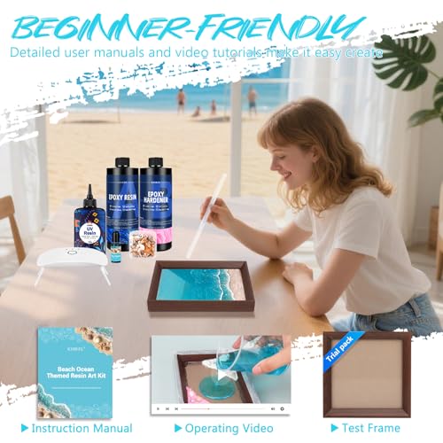 Clear Epoxy Resin Kit with Frames V896