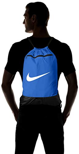Drawstring Backpack with Zipper Pocket A7367