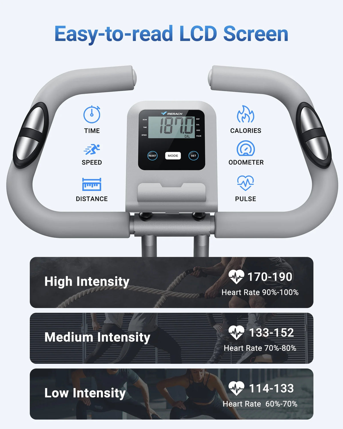 Folding Magnetic Upright Exercise Bike C48436