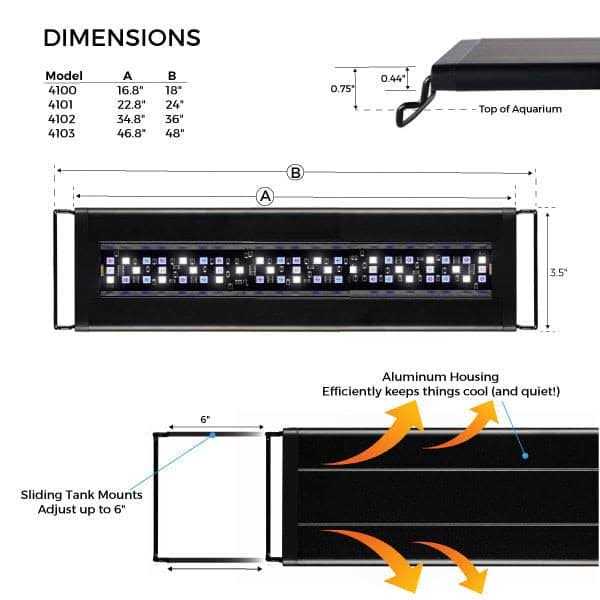 Orbit Marine Aquarium LED Light L1107