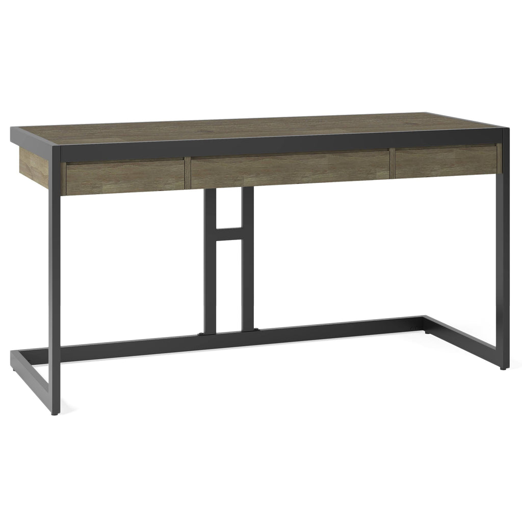 Solid Acacia Wood 60 inch Writing Desk C57349