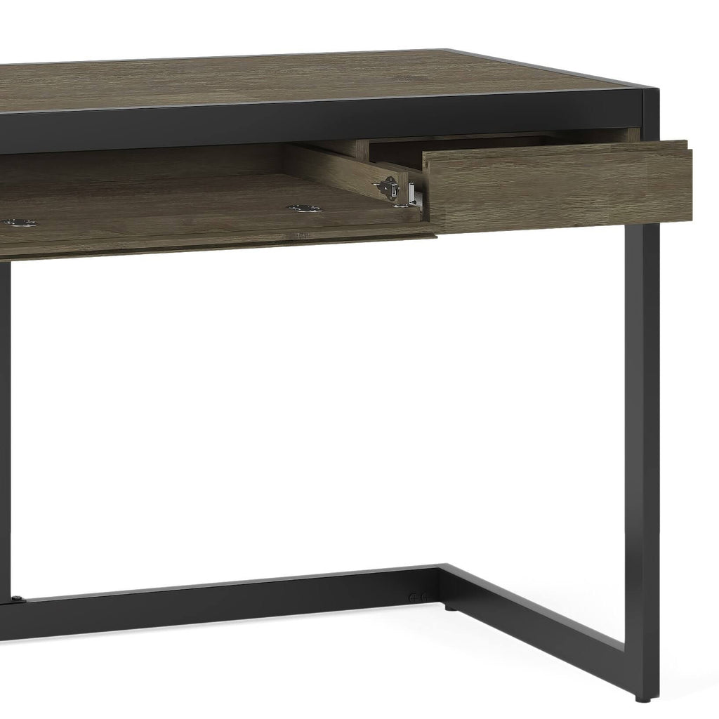 Solid Acacia Wood 60 inch Writing Desk C57349