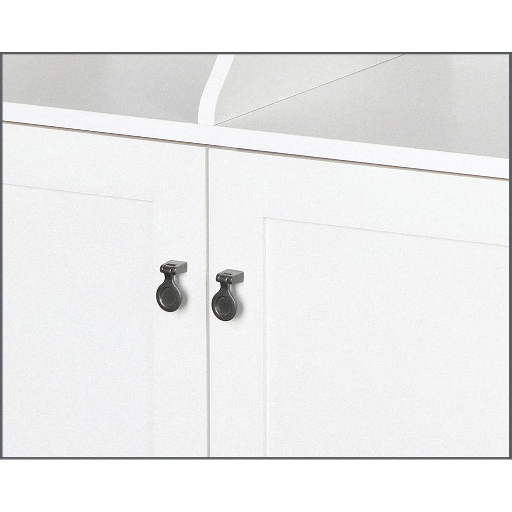 White 2-Door Vertical Filing Cabinet K770864
