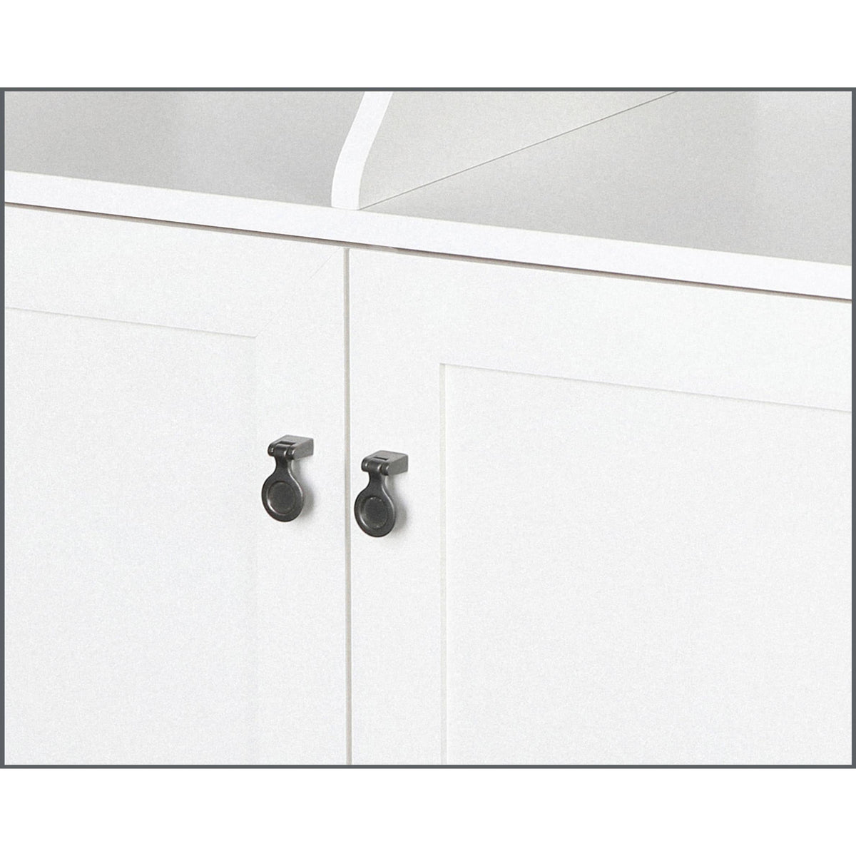 White 2-Door Vertical Filing Cabinet K770864