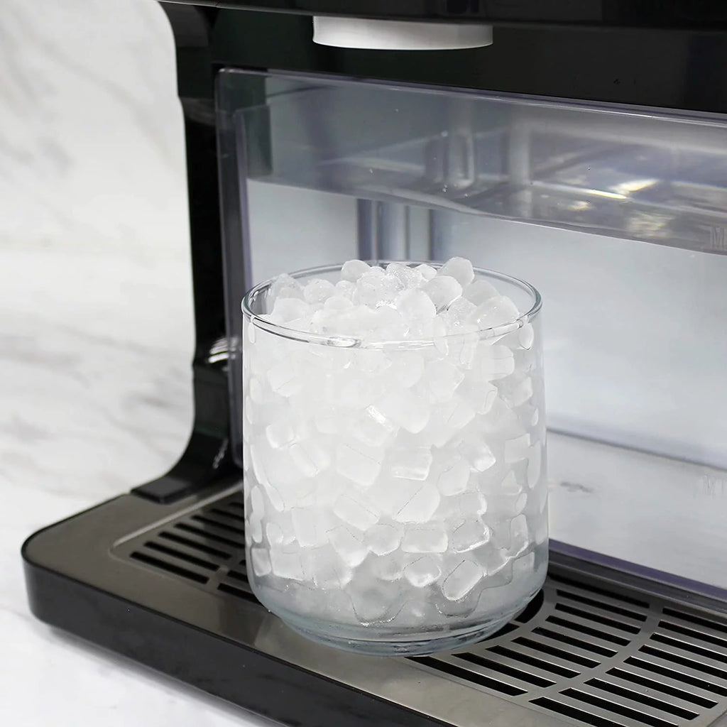 Countertop Nugget Ice Maker and Dispenser, 33 lbs, Stainless Steel R1164