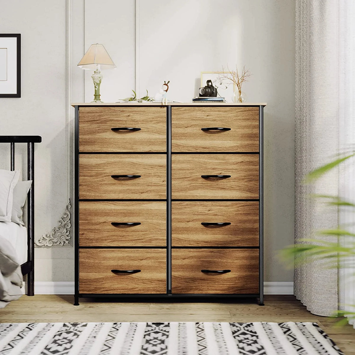 8 Drawer Fabric Dresser T920683
