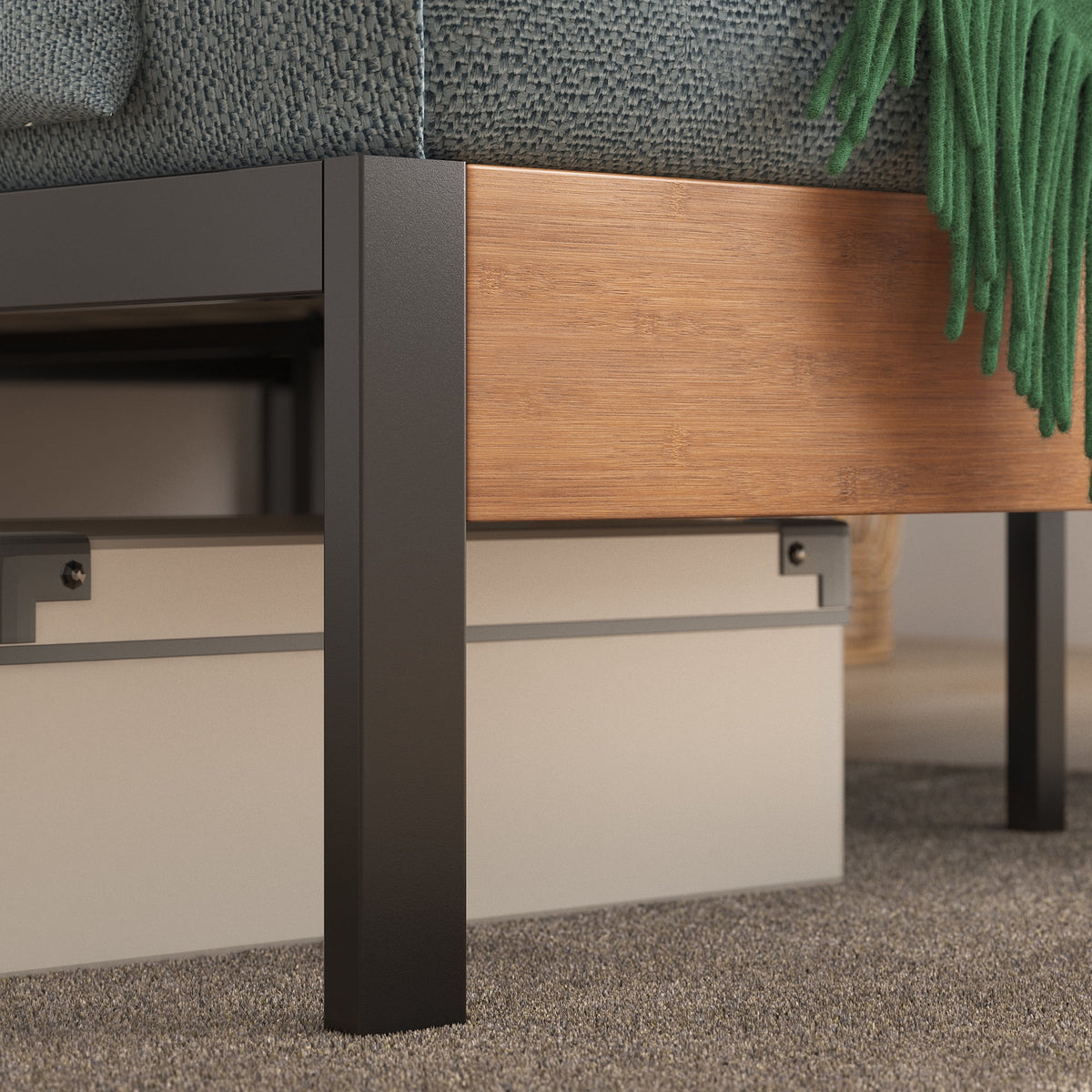 Twin Metal Platform Bed Frame C107
