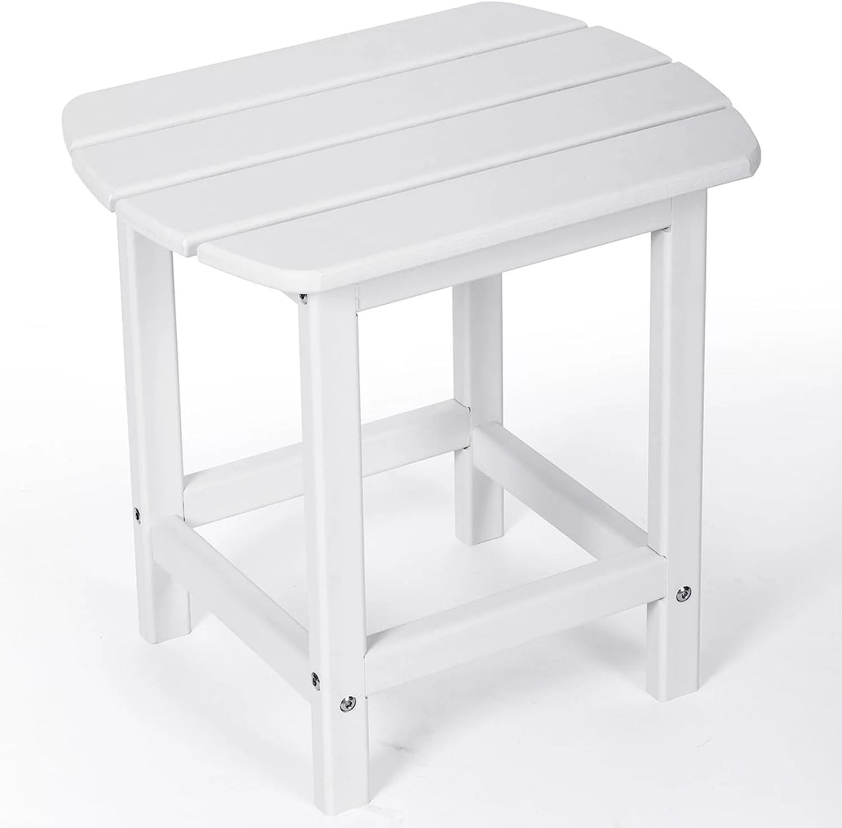 White HDPE Outdoor Side Table B6173