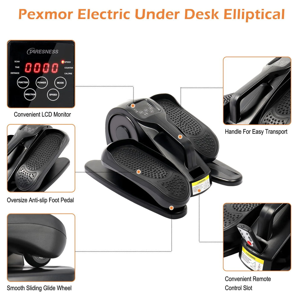 Electric Elliptical Stepper Black & Gray H83593