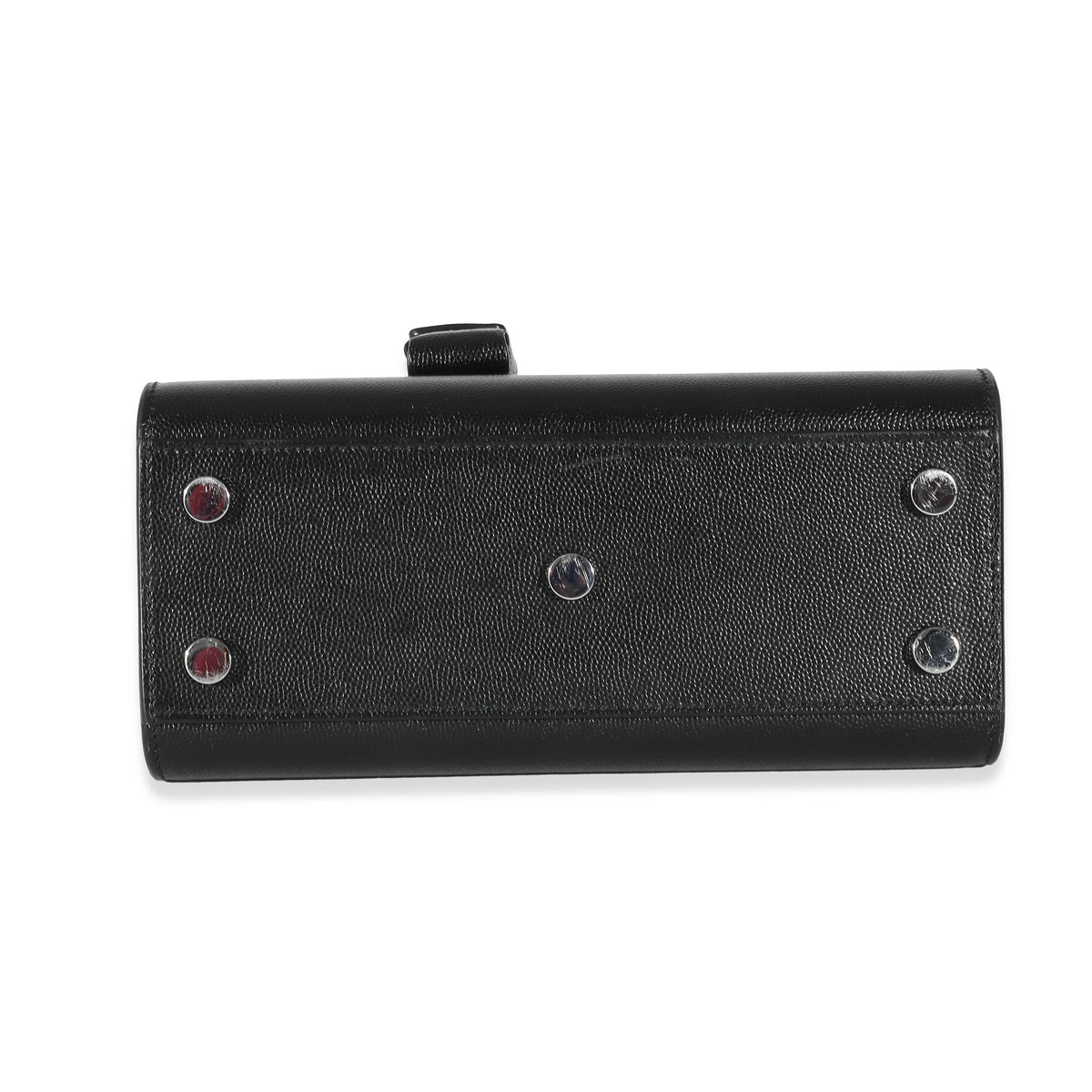 Black Grained Leather Nano Sac De Jour P90456