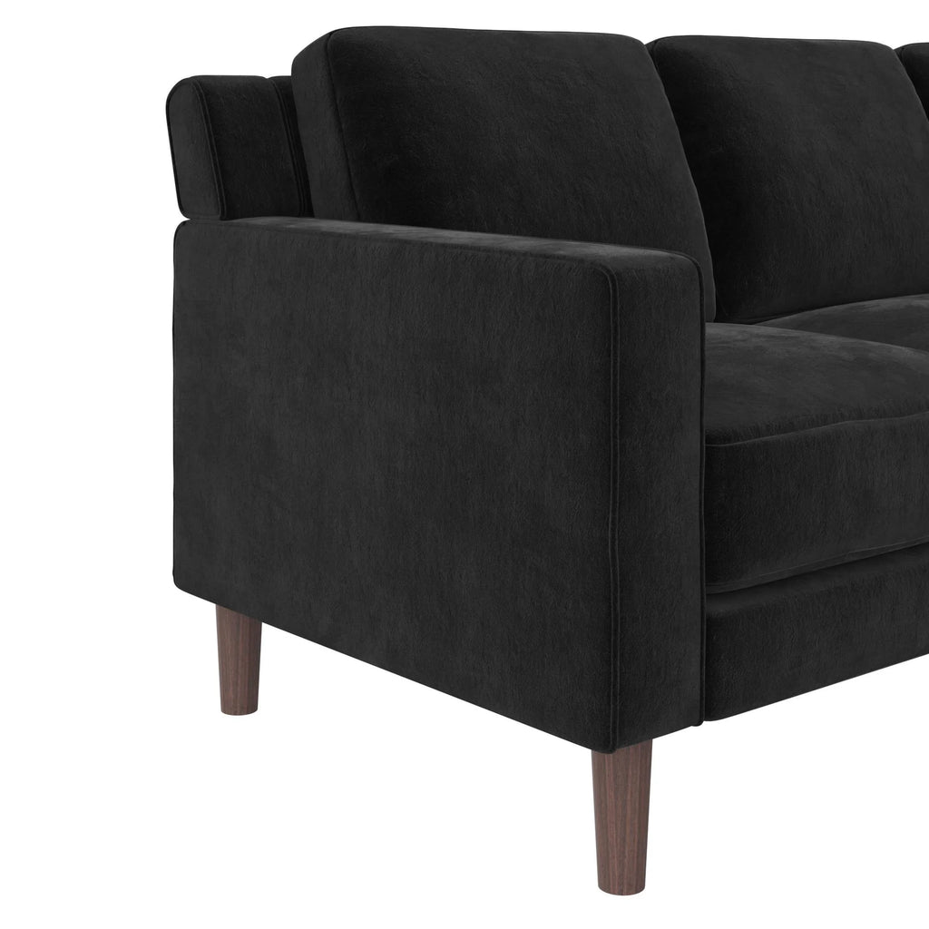 Green Velvet 3 Seater Sofa S957726