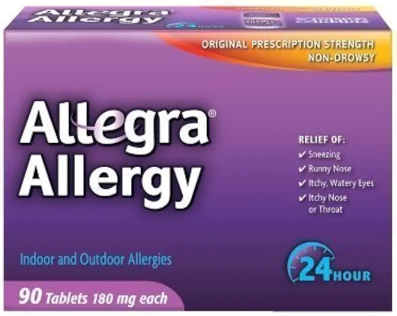 45 Tablets 180 mg each 2 Pack Allergy B175