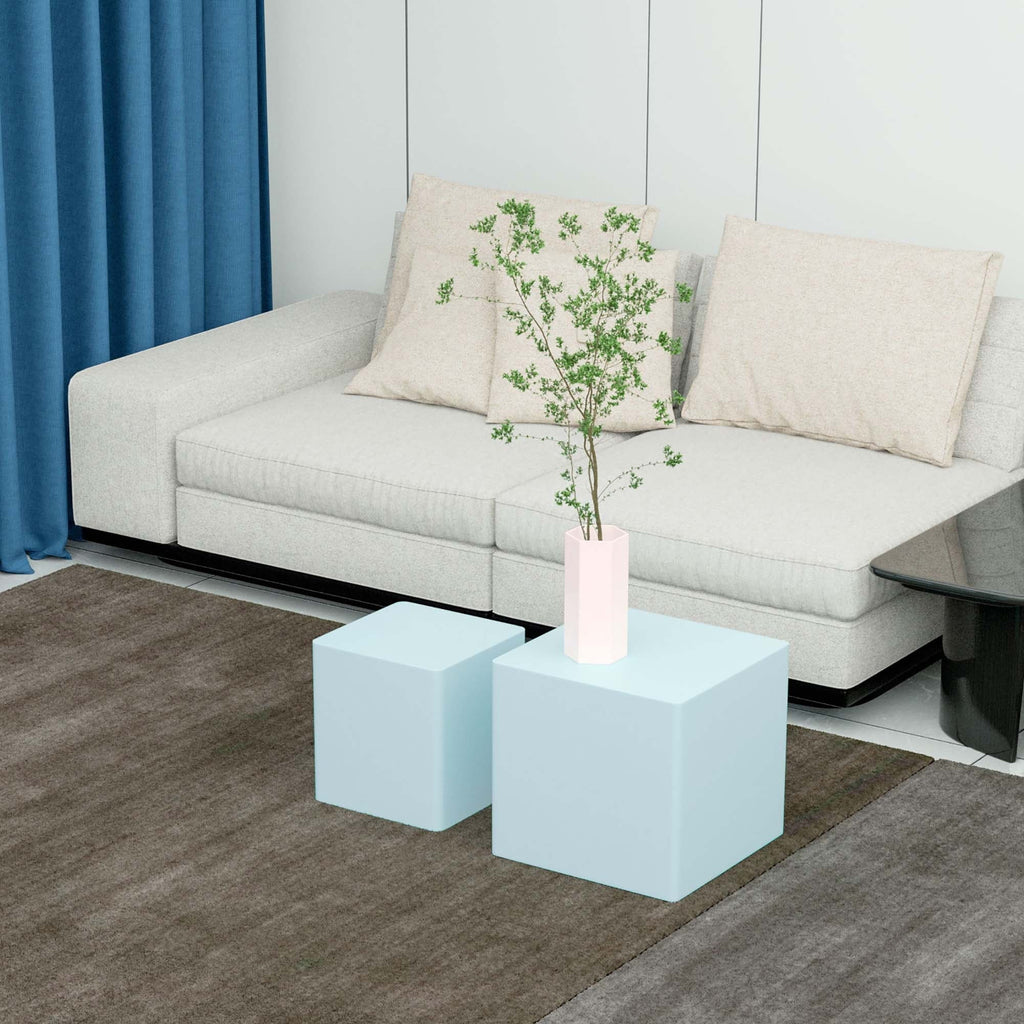 Walnut Side Table Coffee Table End Table Set of 2 B9274