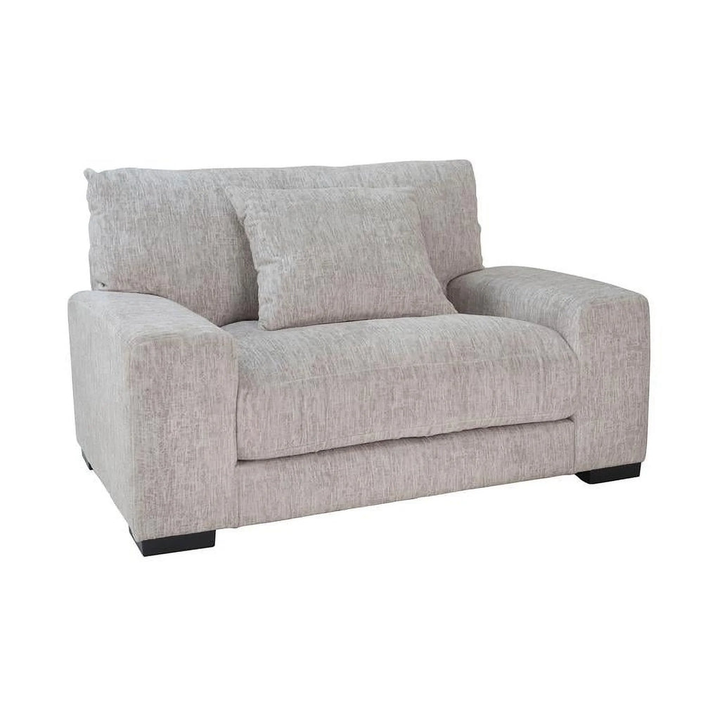 Cream Microfiber Chair U617