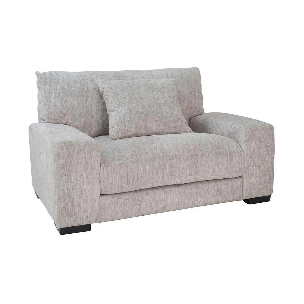 Cream Microfiber Chair U617
