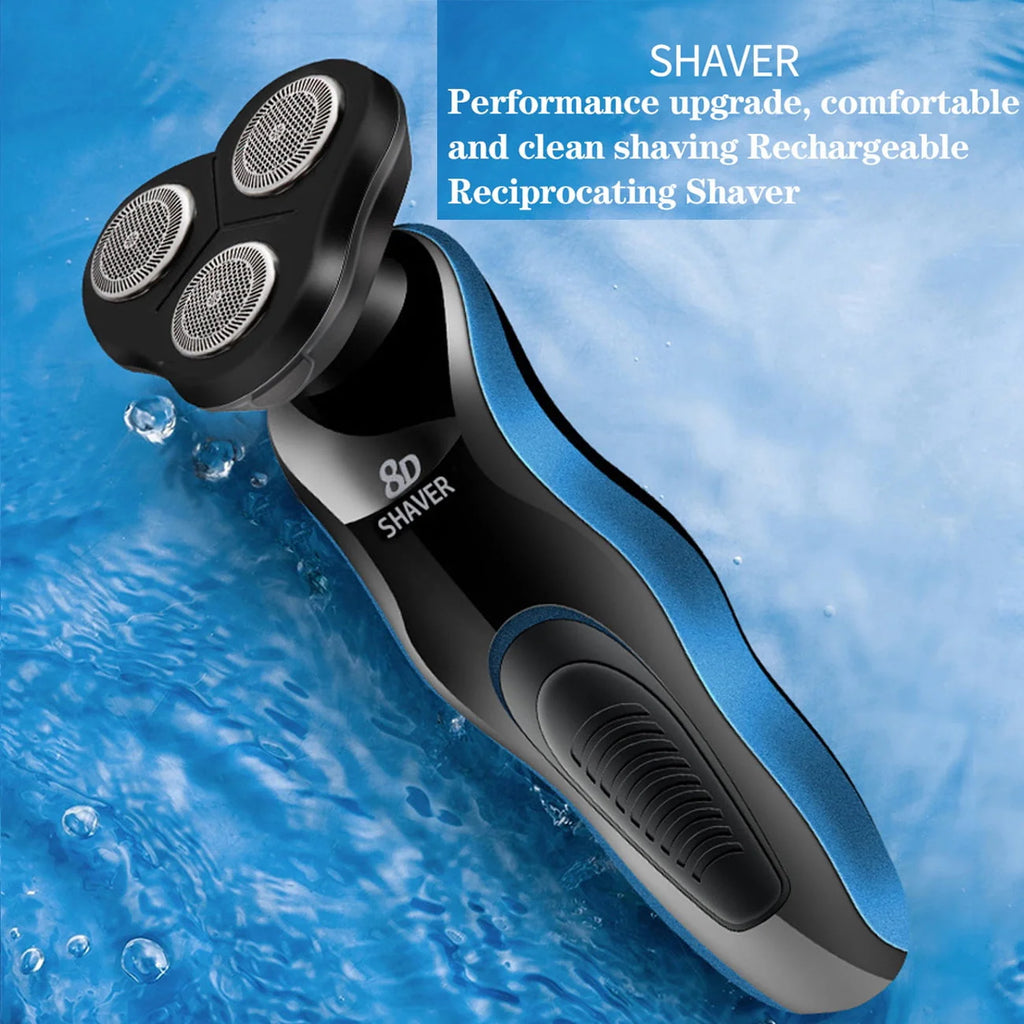 5-in-1 Waterproof Rechargeable Head Shaver Y81459