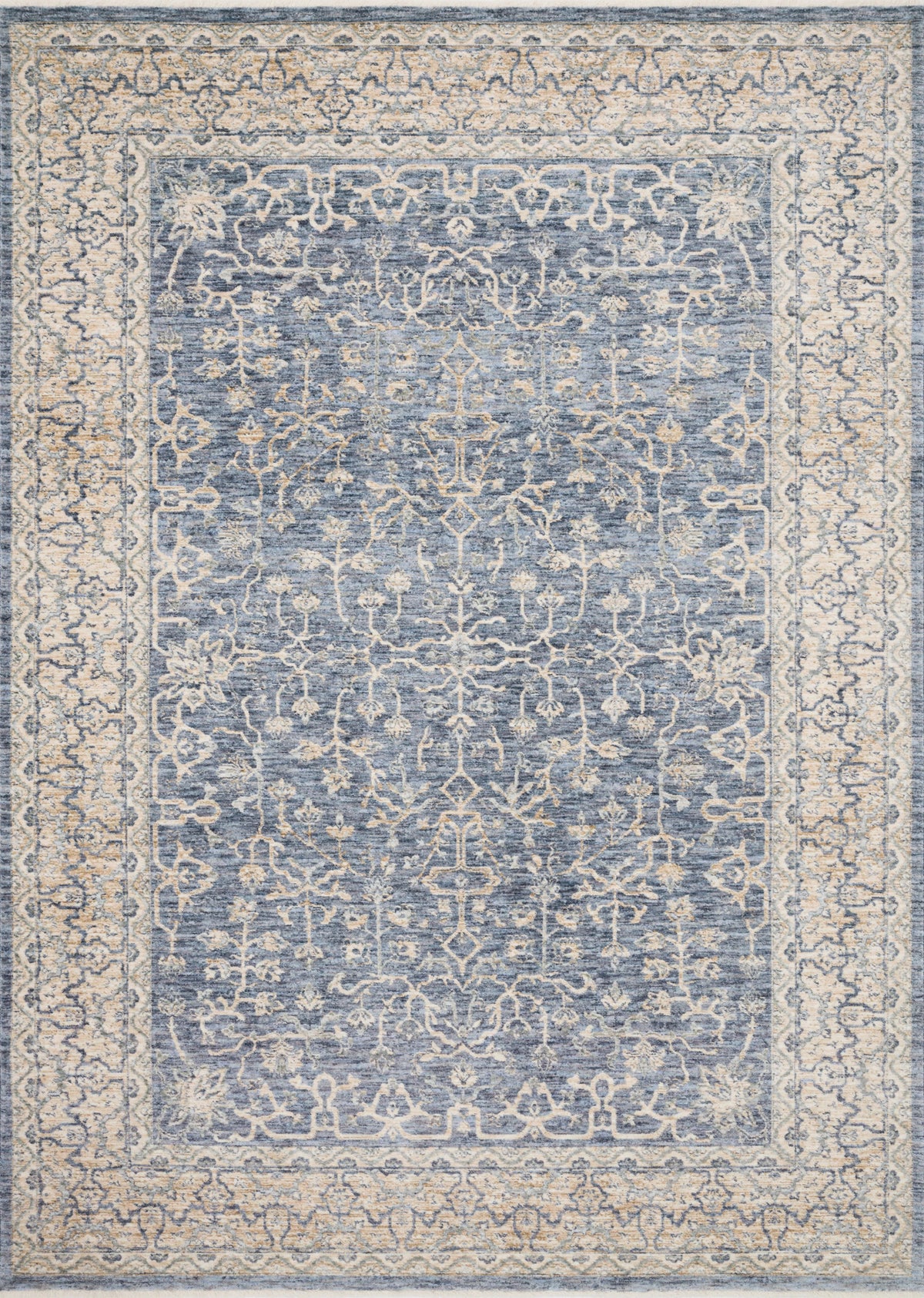 Dark Blue Ivory 9'6 x 12'5 Rug N451