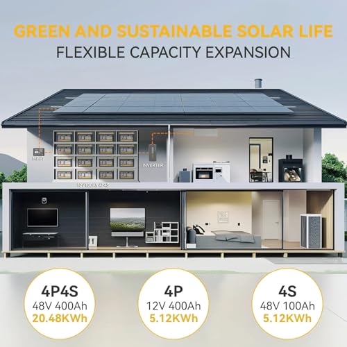 12.8V 50Ah LiFePO4 Battery with 50A BMS U542