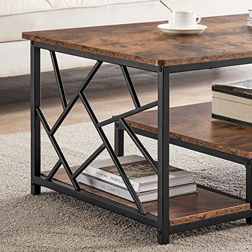 Marble Gold Rectangle Coffee Table F6026