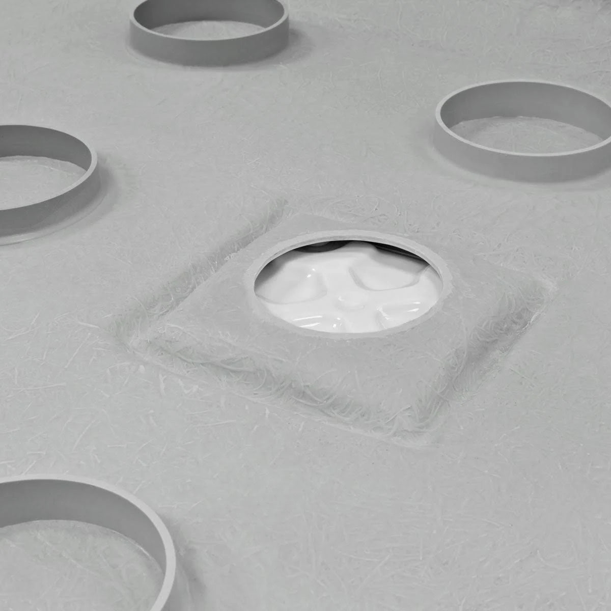 36 x 36 Left Double Threshold Shower Pan Base C86153