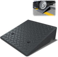 Rubber Curb Ramp 19.6 × 19.6 × 6 Heavy Duty Portable Threshold Ramp 1 PC J284768