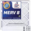 22x66.5x1 MERV 8 Pleated HVAC Air Filter 4-Pack H5653