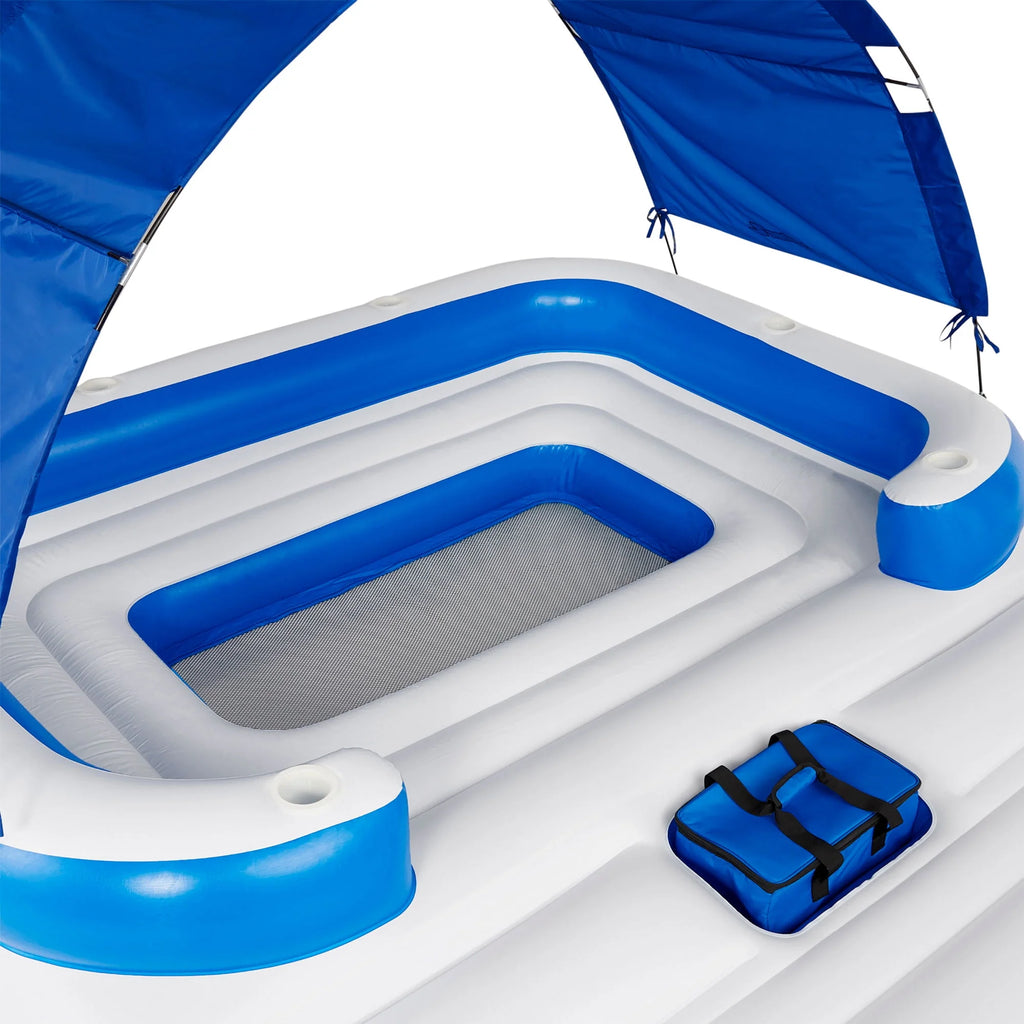 Inflatable Island Float with Oar 4-Pack P51844