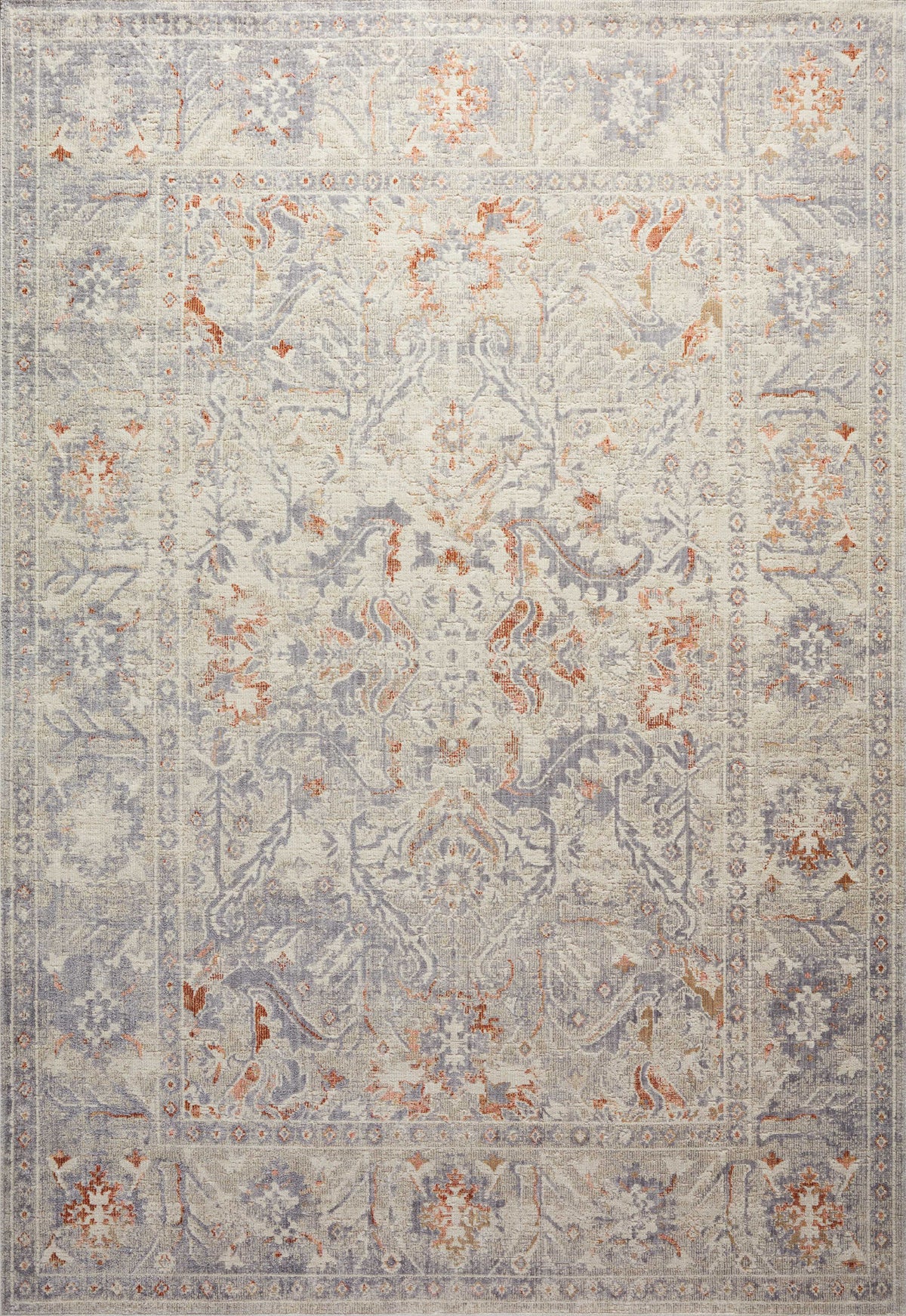 Oatmeal Lavender 5' x 7'10 Rug V12725