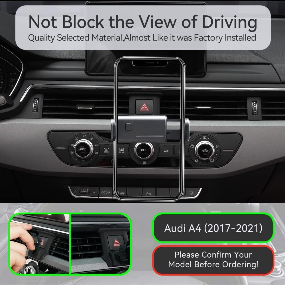 Car Phone Holder Mount for 4-7 Inch Phone Pack of 2 T6333