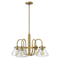 Clear Glass Chandelier J62714