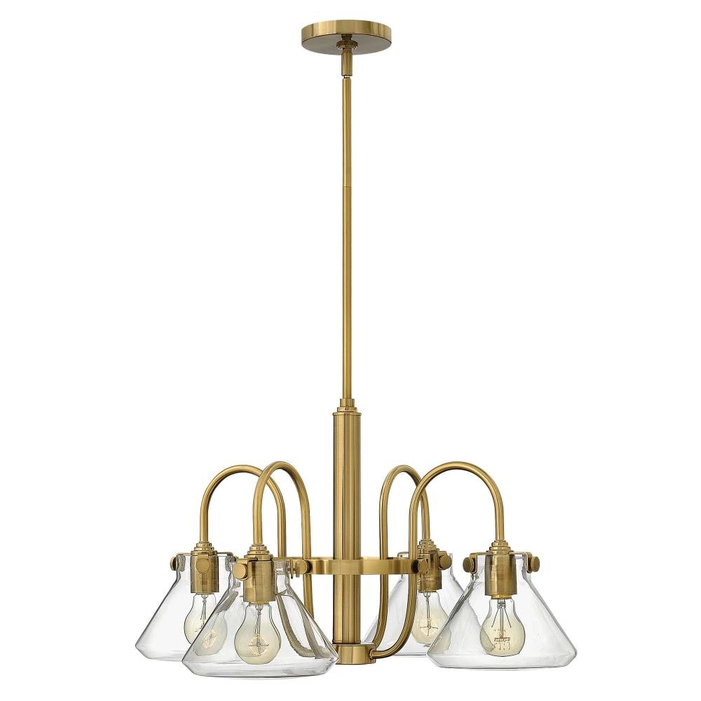 Clear Glass Chandelier J62714