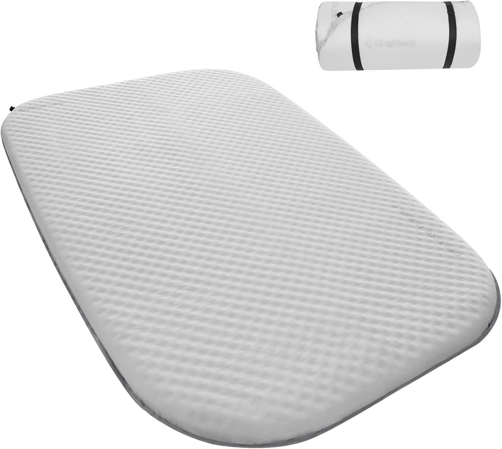 Self Inflating Camping Sleeping Pad 11 R Value 3 Thick Lightgrey S784