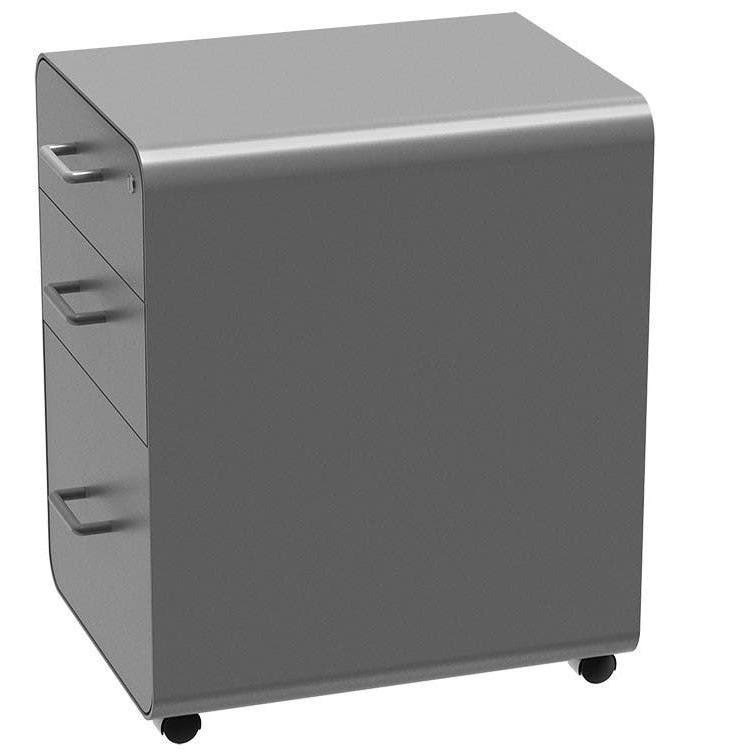 Rolling Round Corner 3-Drawer File Cabinet O5360