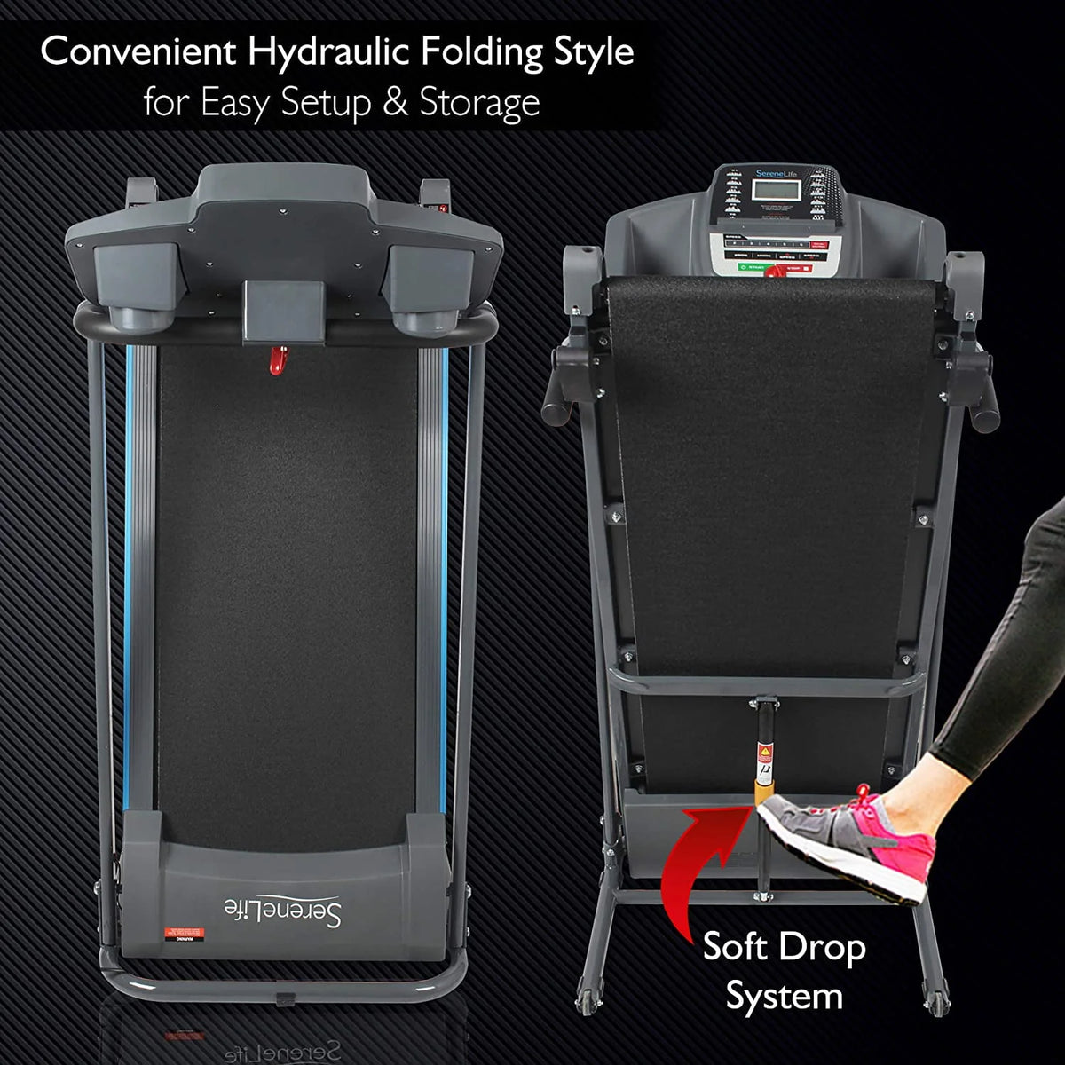 Foldable Cardio Exercise Machine with LCD O11750