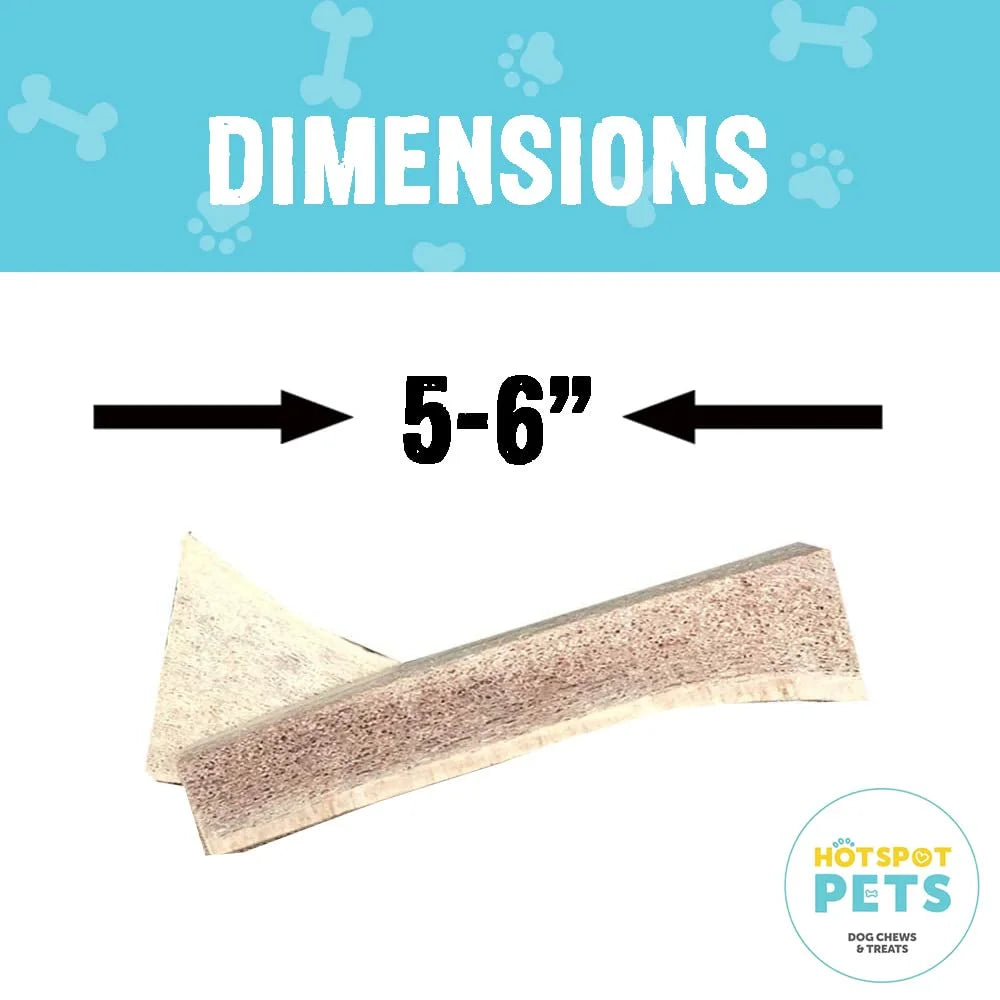 6 Inch Naturally Shed Elk Antler Dog Chews 3 Pack T43349