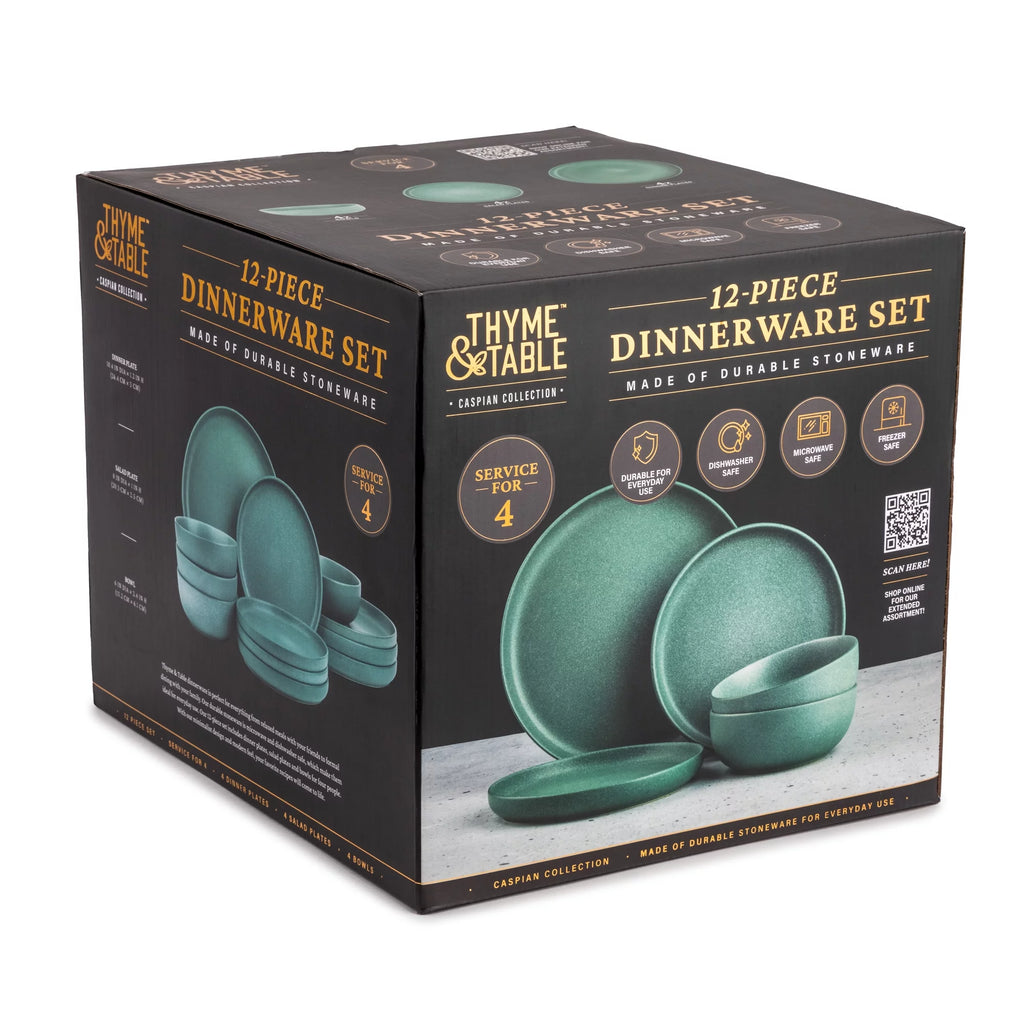 12-Piece Stoneware Dinnerware Set N97869
