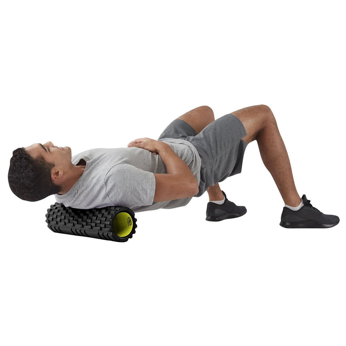 18 in. x 5.5 in. Black Hollow Core Foam Roller I344