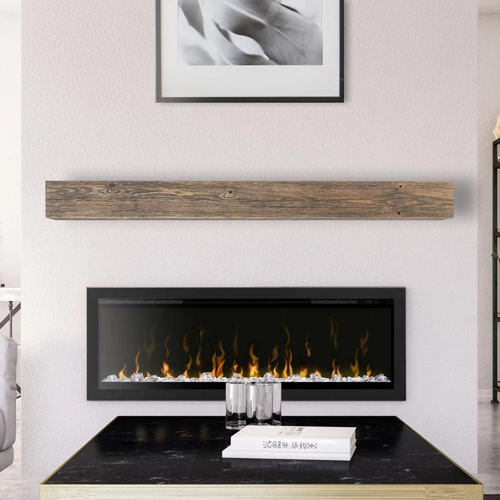 60-in Farmhouse Wood Fireplace Mantel Shelf W555760