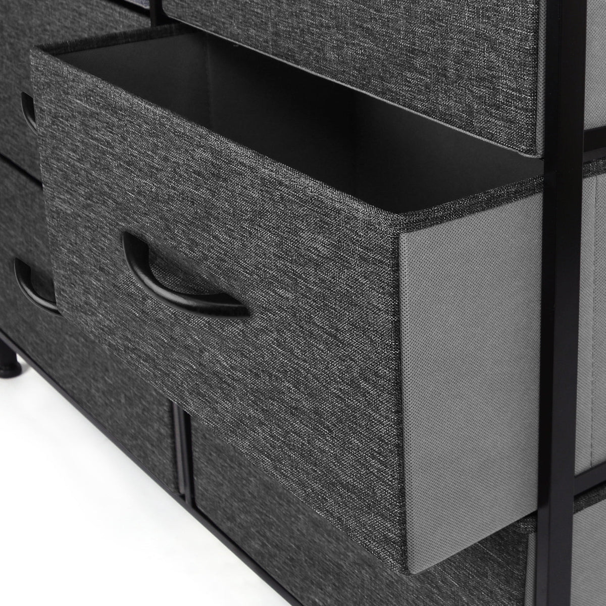 Grey 7 Drawer Storage Dresser J3143