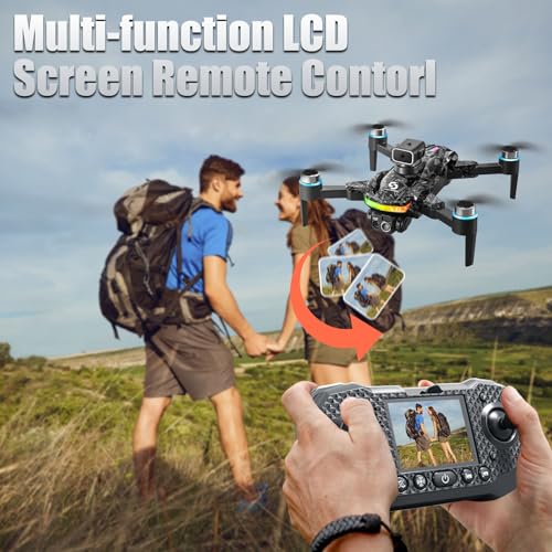 Drone with Camera 1080P RC Drone with Flashing Lights Q334