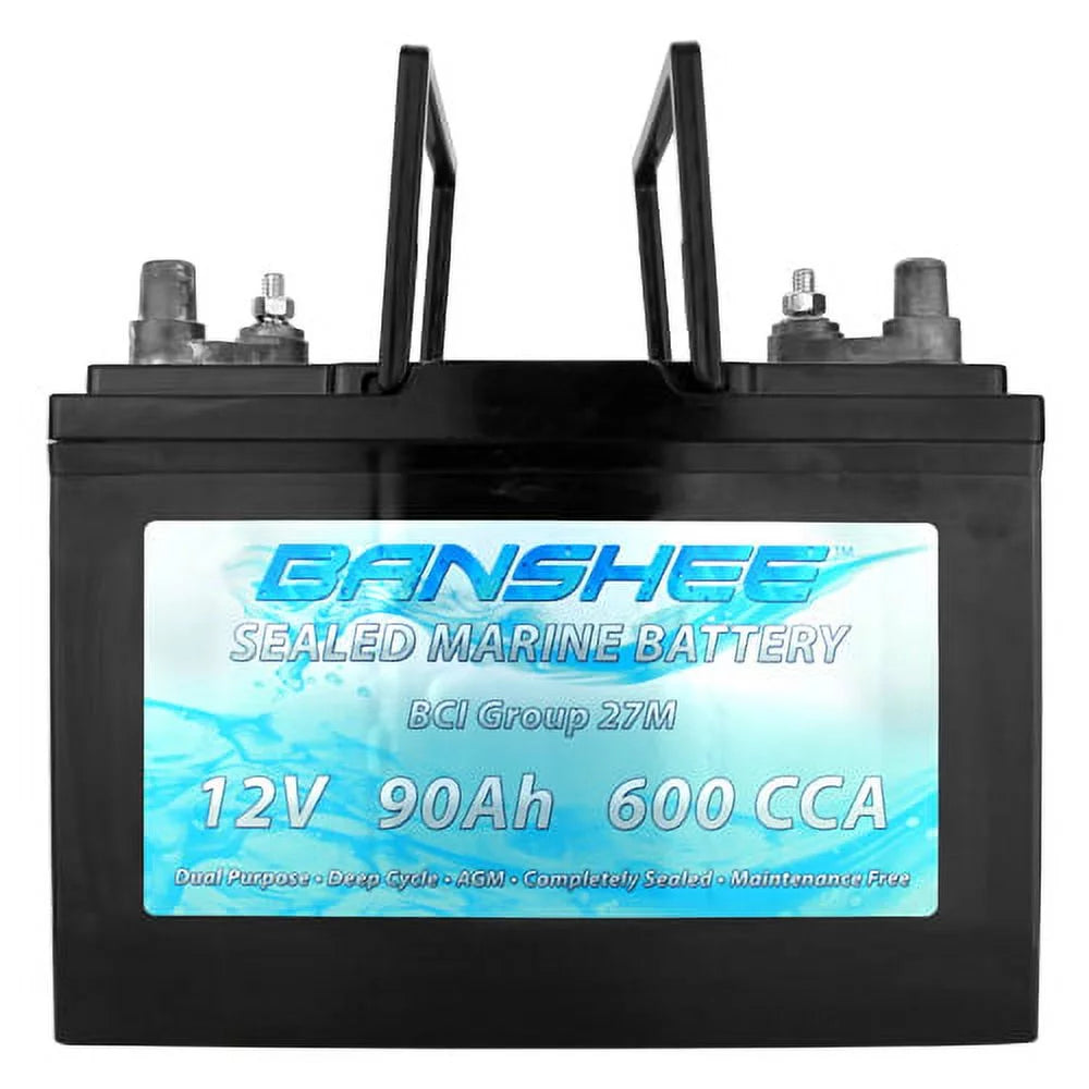 Group 27 Sealed AGM Deep Cycle Marine Battery F233140