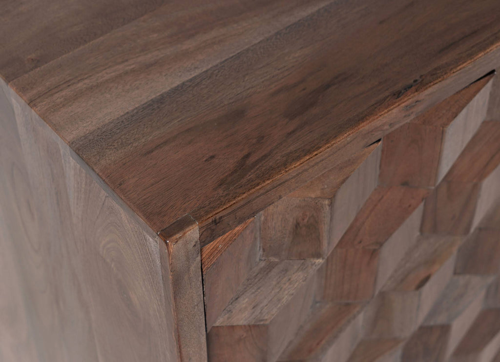 Dark Platinum Accent Cabinet Y288
