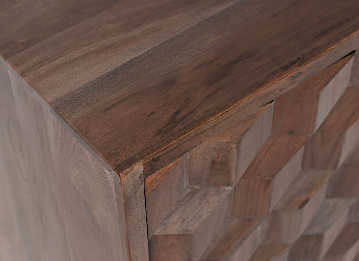 Dark Platinum Accent Cabinet Y288