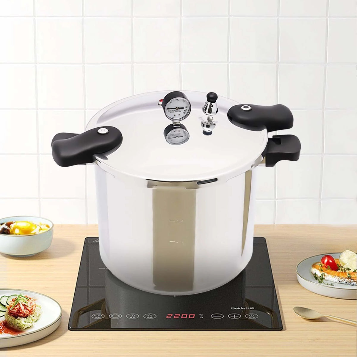 22L Thickened Explosion-proof Pressure Cooker J7788